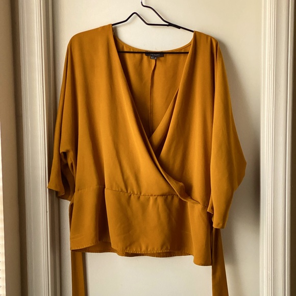 Gold wrap top from Primark - Picture 1 of 2